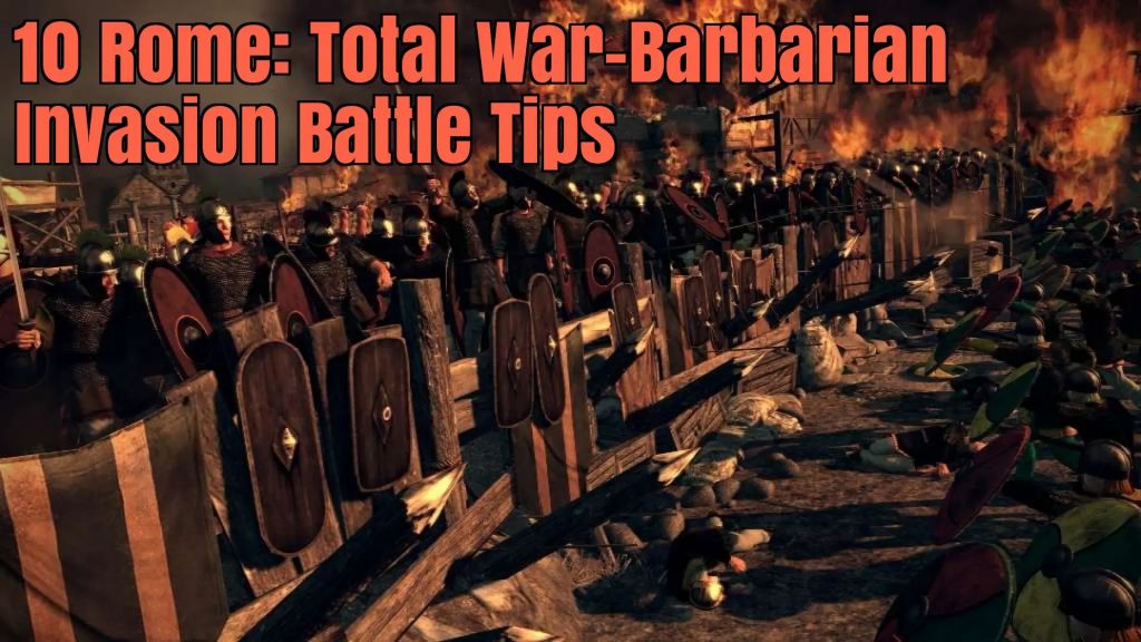 10個羅馬：全面戰爭攻略：野蠻人入侵戰鬥提示和技巧