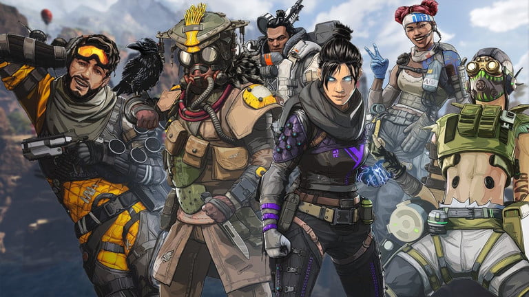 Apex Legends 的演員陣容合影。