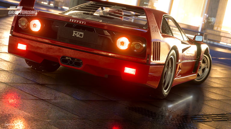 法拉利的 Gran Turismo 7 屏幕截圖展示了光線追踪。