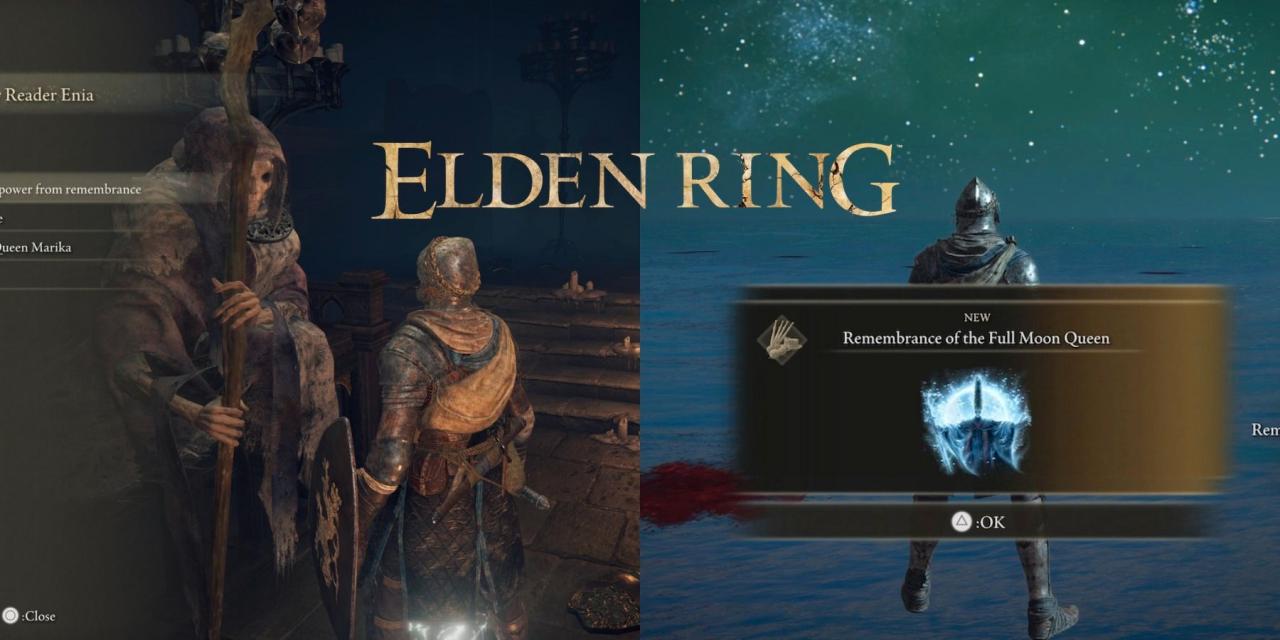 紀念滿月皇后埃爾登戒指
