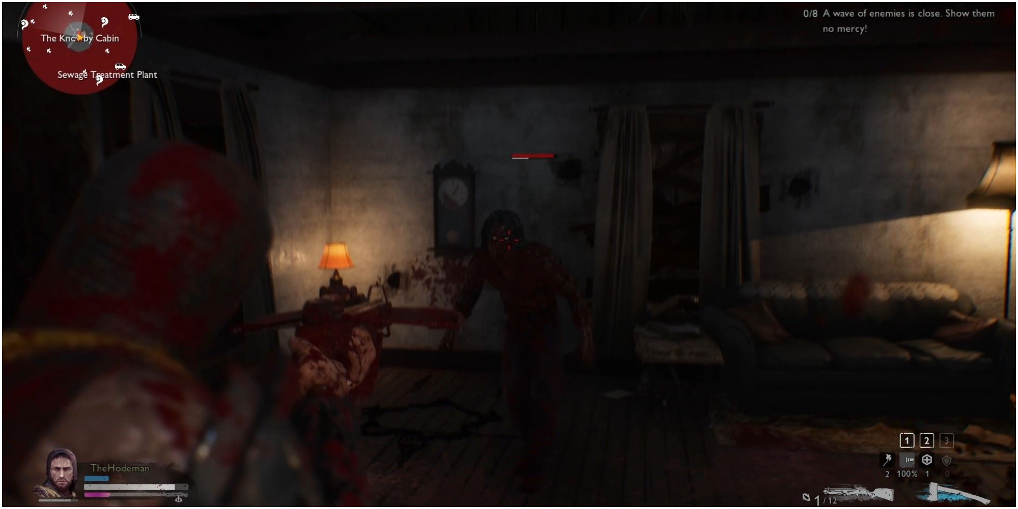 Evil Dead The Game 第五次任務與 Deadite Scotty 進行爆頭