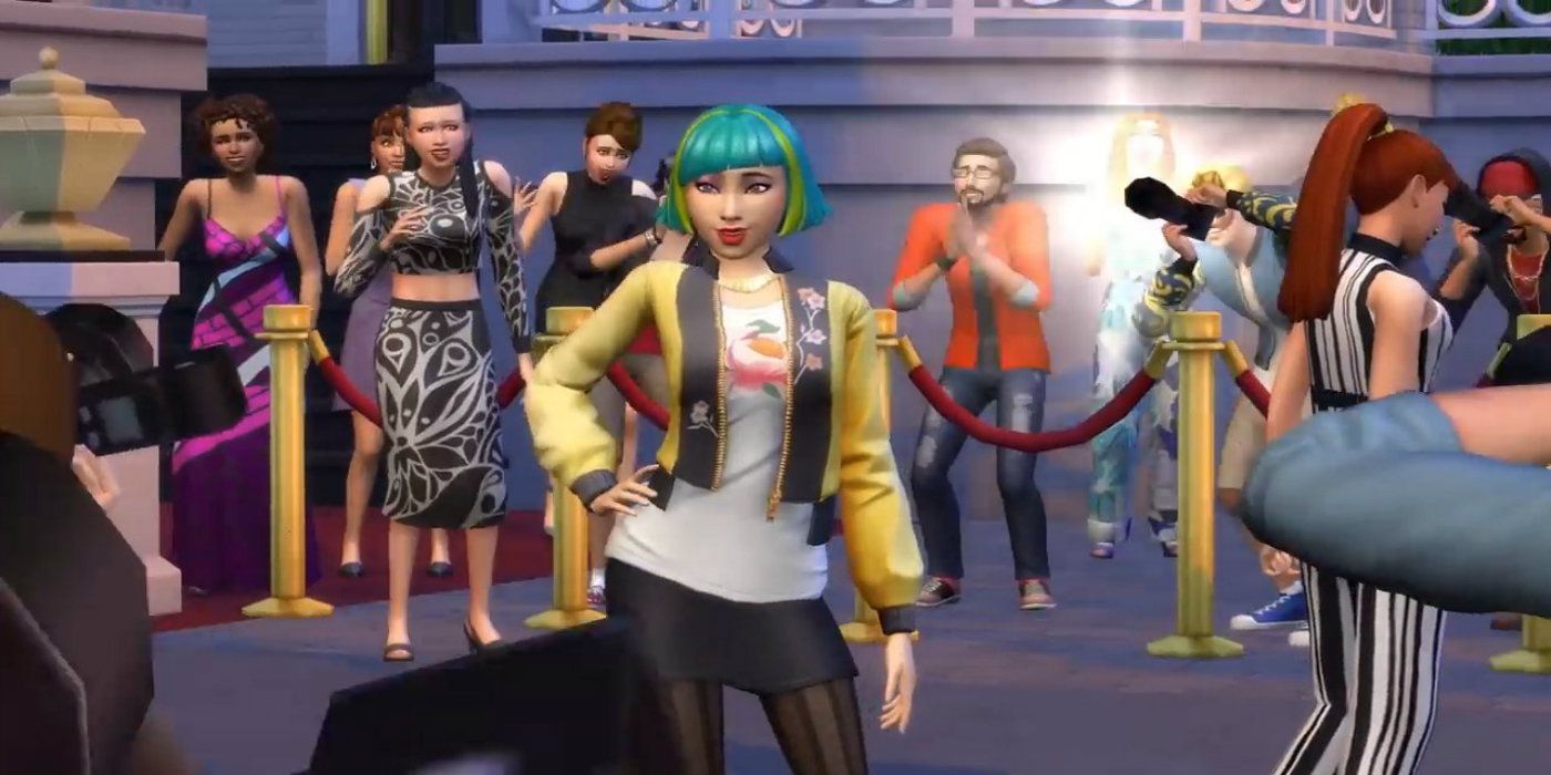 Sims 4 Get Famous Pack：模擬市民在紅地毯上擺姿勢