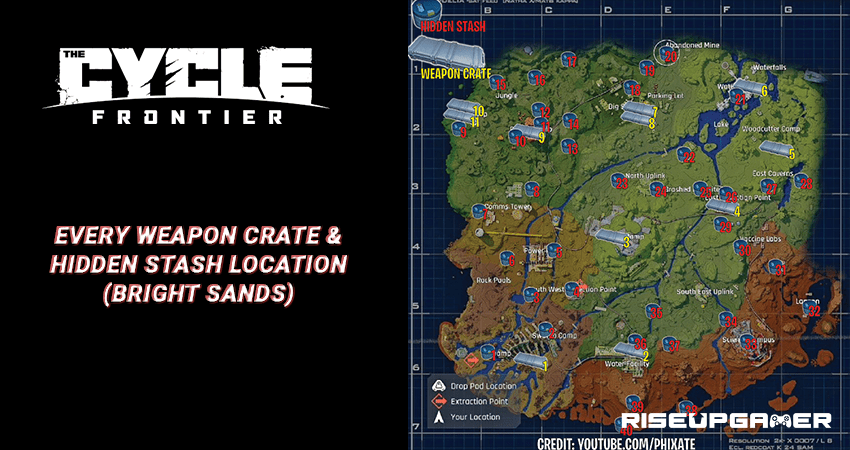 The Cycle: Frontier每個武器箱和隱藏的藏匿點攻略和指南（Bright Sands）